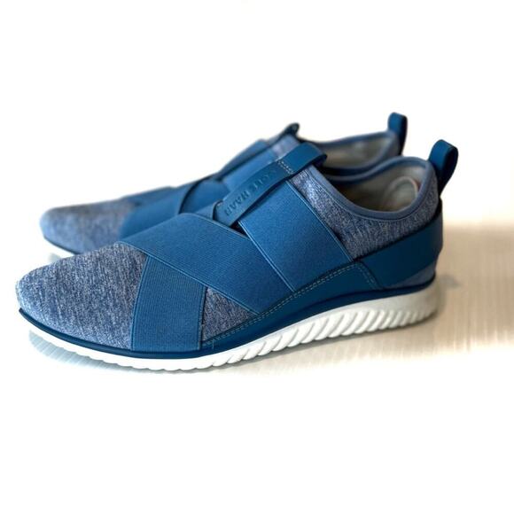 Cole Haan Studiogrand cross cross sneaker trainer blue size 6.5 - Picture 1 of 10